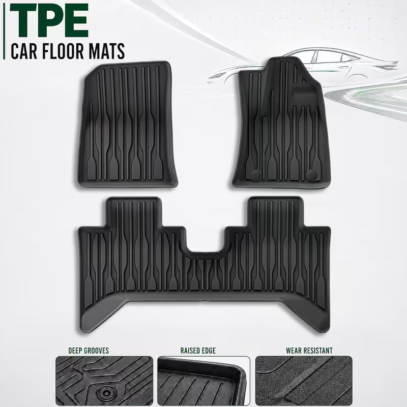 SHARK6 RHD TPE All-Weather Car Floor Mats