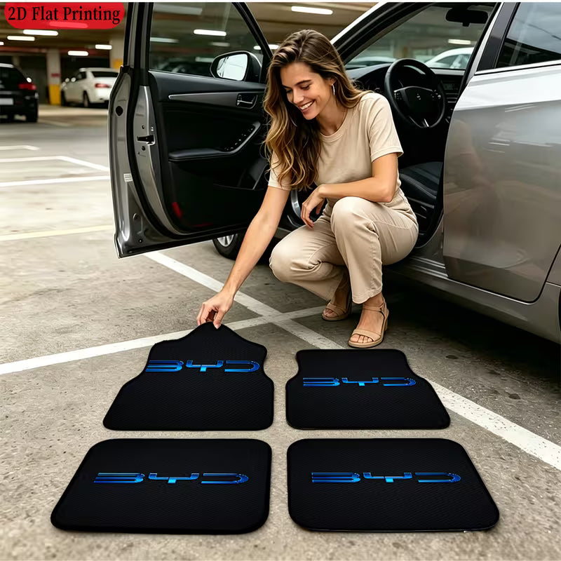 Universal Carbon Fibre Style Car Floor Mats