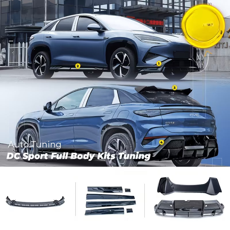 BYD Sealion 7 EV 2025 ABS Front Lip &amp; Rear Diffuser Kit
