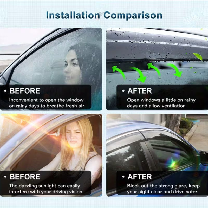 BYD Dolphin / Surf Window Visors