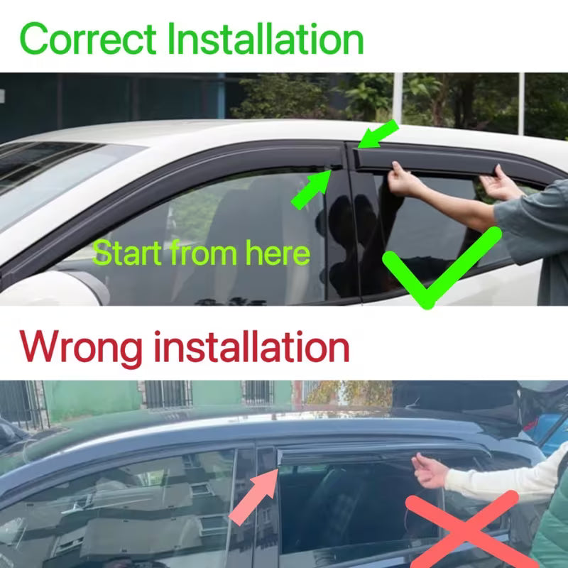 BYD Dolphin / Surf Window Visors