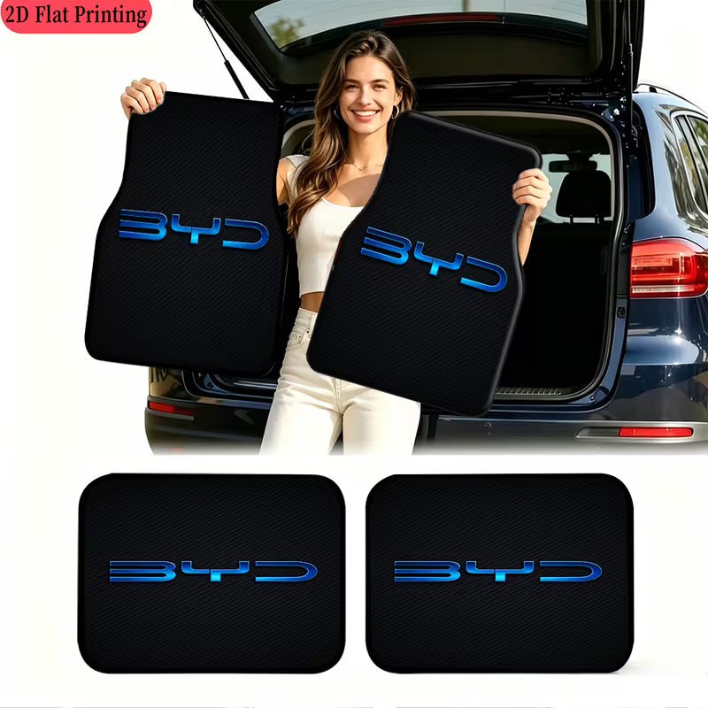 Universal Carbon Fibre Style Car Floor Mats