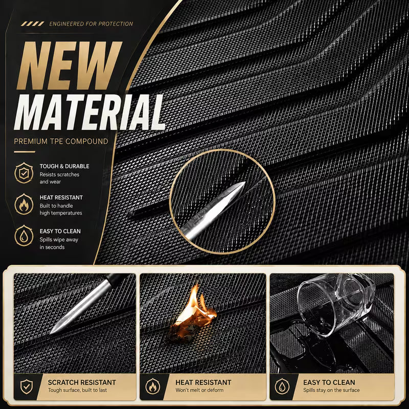 SHARK6 RHD TPE All-Weather Car Floor Mats